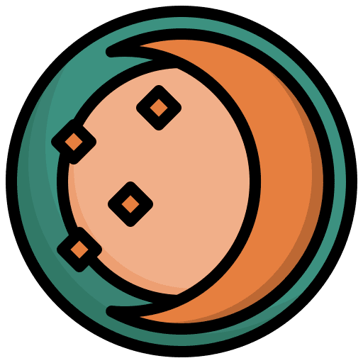 Moon weather zodiac horoscope icon Moon weather zodiac horoscope icon