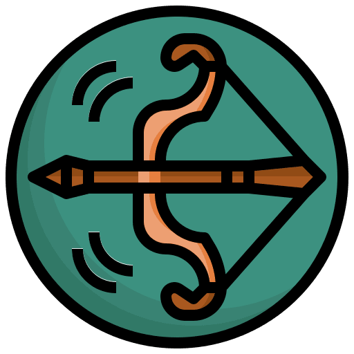 Sagittarius esoteric astrology symbol icon Sagittarius esoteric astrology symbol icon