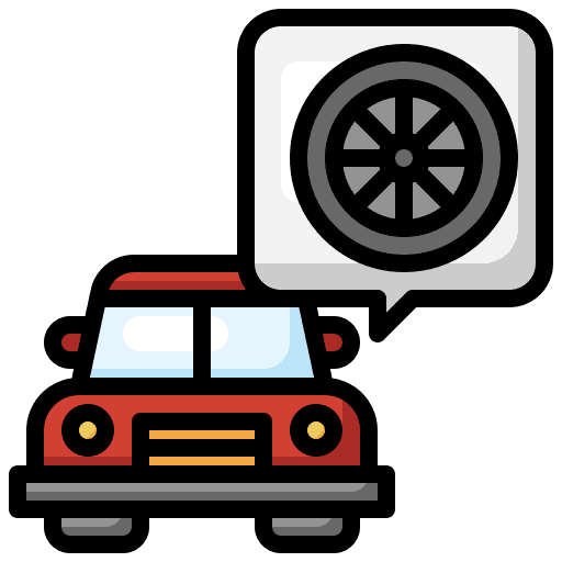 Alloy wheel car car service pickup car icon Alloy wheel car car service pickup car icon