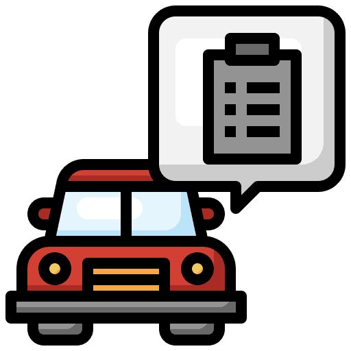 Clipboard automobile transport driving icon Clipboard automobile transport driving icon