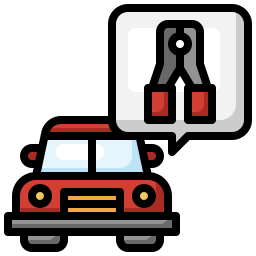 Clip driving service automobile icon Clip driving service automobile icon