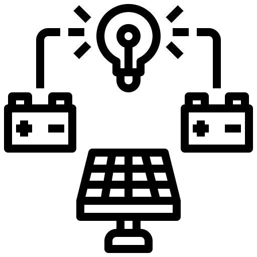 Solar tools and utensils tools energy icon