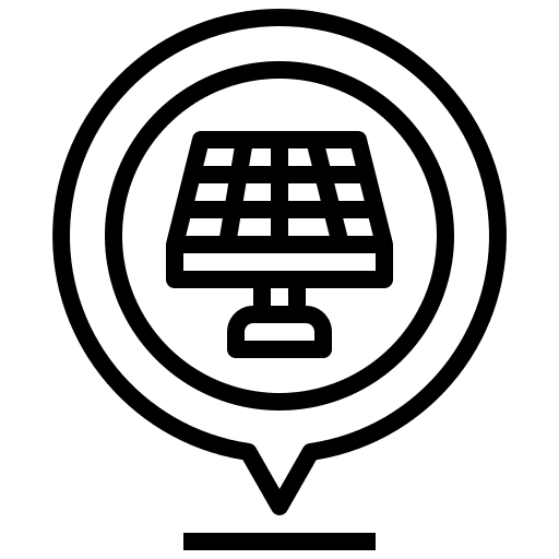 Location sun ecology and environment ecological icon