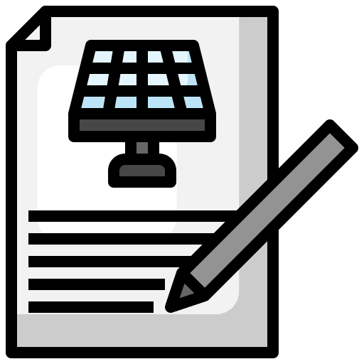 Contract ecological contract ecology icon