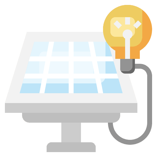 Lighting renewable energy sun ecology icon Lighting renewable energy sun ecology icon