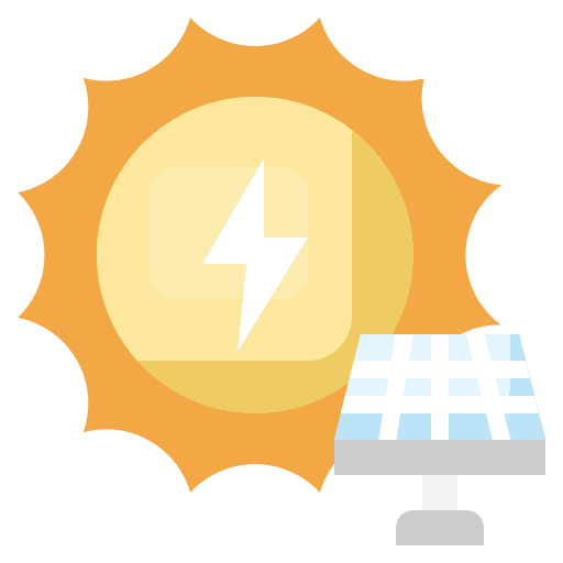 Sun ecology and environment solar panel plug icon Sun ecology and environment solar panel plug icon