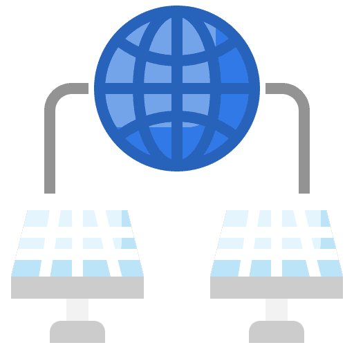 Earth industry solar panel nature icon Earth industry solar panel nature icon