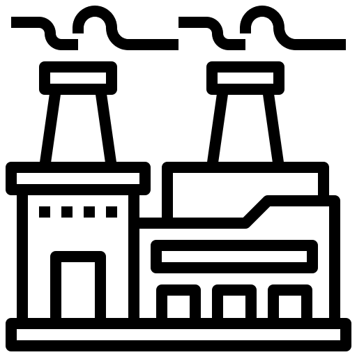 Factory global manufacturing industry icon Factory global manufacturing industry icon