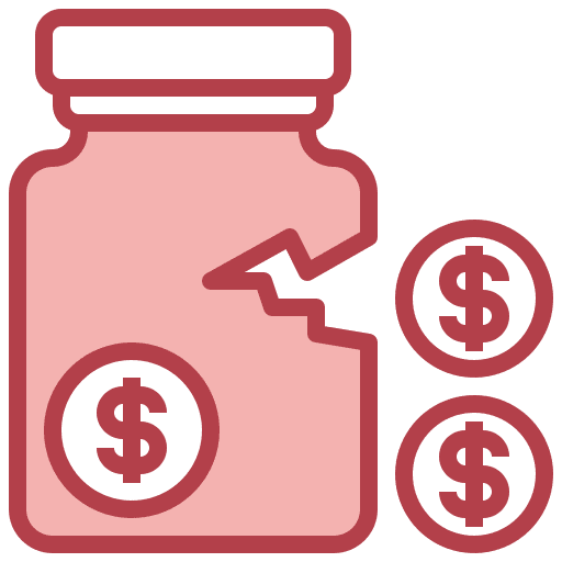 Jar saving money funds fund icon Jar saving money funds fund icon
