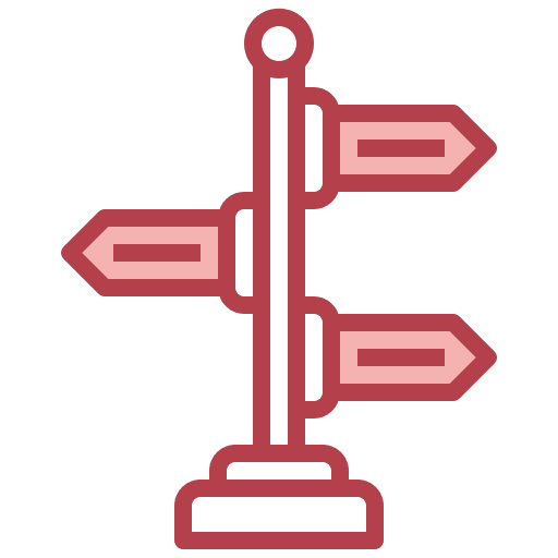 Road sign orientation road sign signaling icon Road sign orientation road sign signaling icon