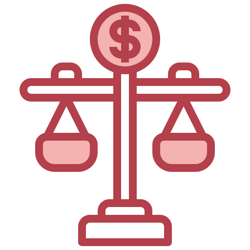 Scales sign value scales icon Scales sign value scales icon