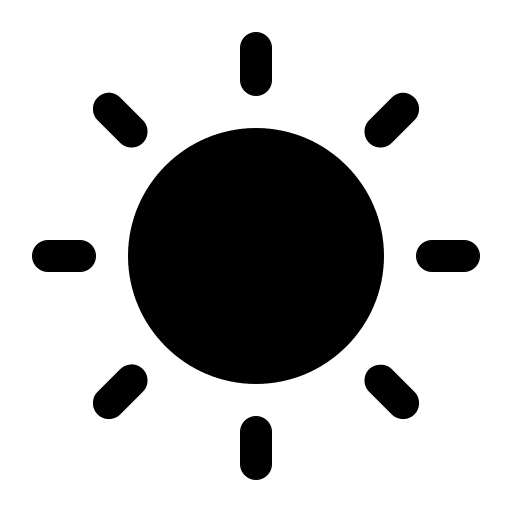 Brightness interface edit tools sun icon