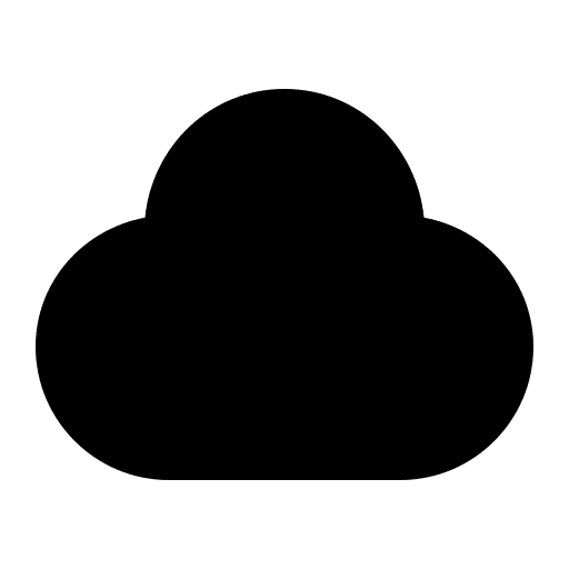 Cloud ui cloudy storage icon