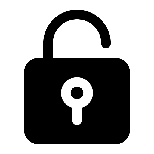 Unlock ui open interface icon