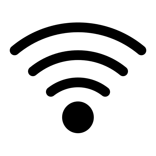 Wifi signal connection internet icon