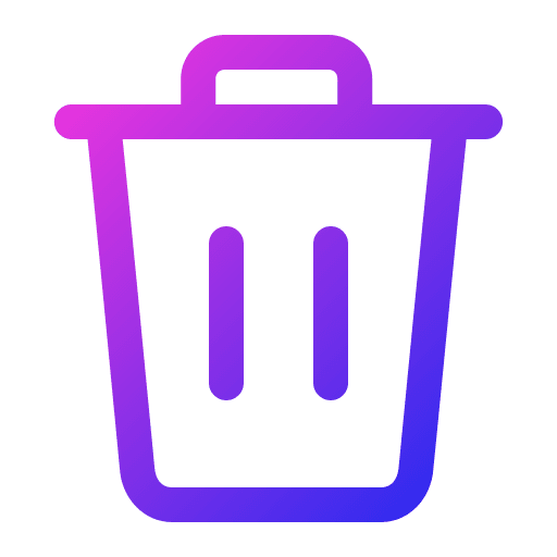Delete delete interface trash icon