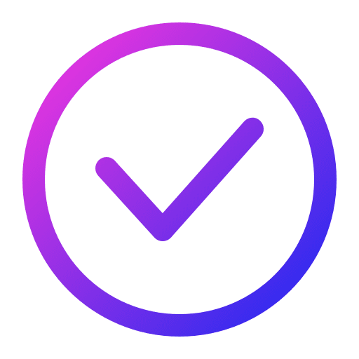 Done right interface check mark icon Done right interface check mark icon