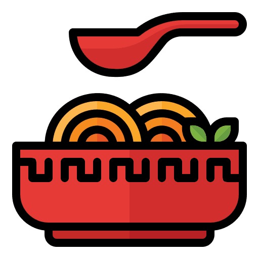 Noodle asian asia noodle icon