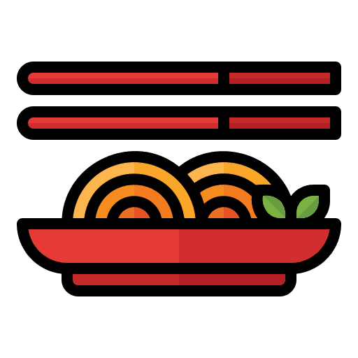 Noodle asia china bowl icon Noodle asia china bowl icon