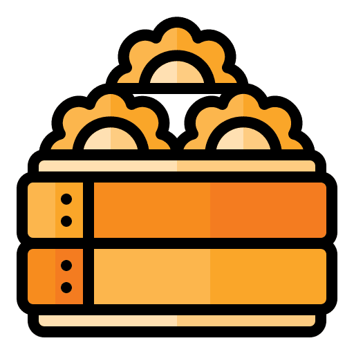 Gyoza asian dumpling food and restaurant icon Gyoza asian dumpling food and restaurant icon
