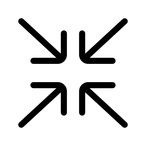 Gather pointer arrow arrows icon
