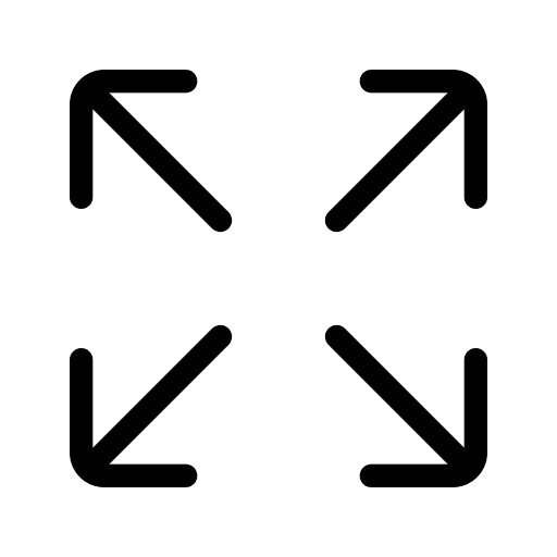Spread button arrow direction icon