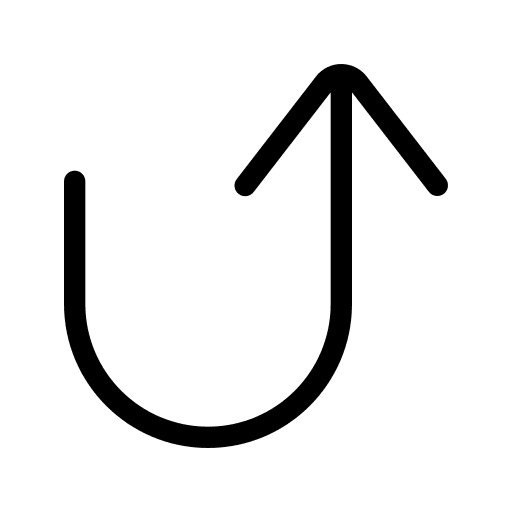 Arrow up direction button skip icon Arrow up direction button skip icon