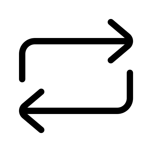 Repeat arrow direction button icon Repeat arrow direction button icon