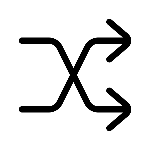 Shuffle pointer skip shuffle icon Shuffle pointer skip shuffle icon