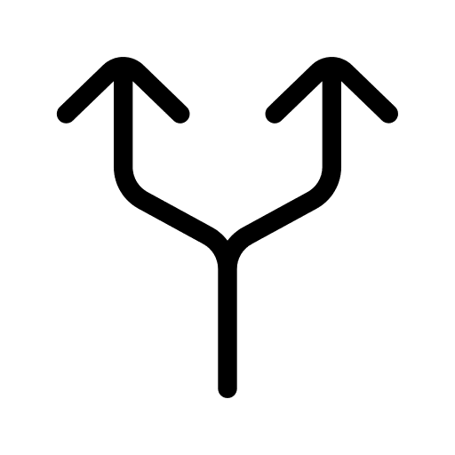 Split button pointer skip icon Split button pointer skip icon