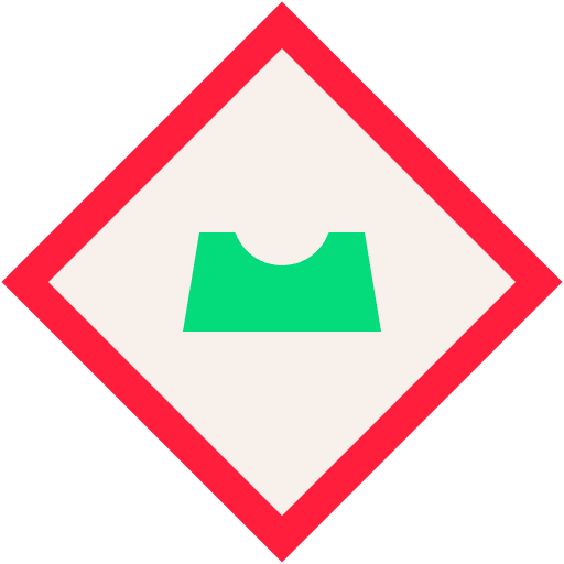 Bump signaling bumps warning icon