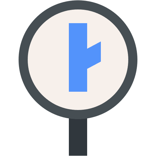 Go straight or right signaling warning no turn left icon Go straight or right signaling warning no turn left icon