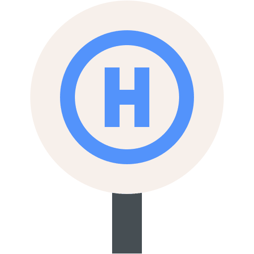 Hospital sign helicopter heliport hospital sign icon Hospital sign helicopter heliport hospital sign icon