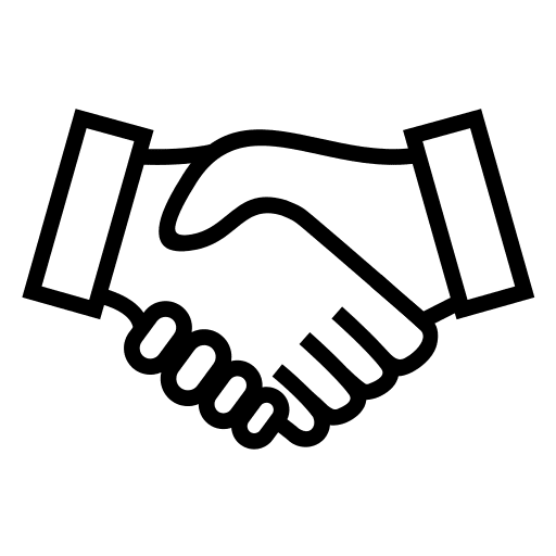 Handshake business handshake partnership icon