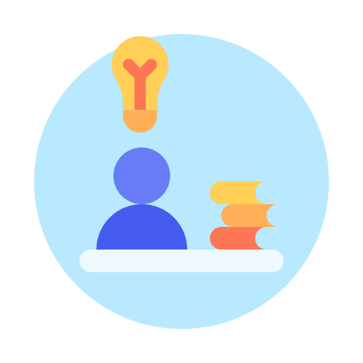 Working home office business book icon Working home office business book icon