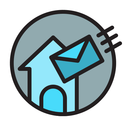 Email home office home mail icon