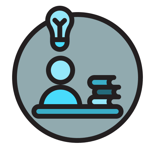 Working business idea book icon Working business idea book icon