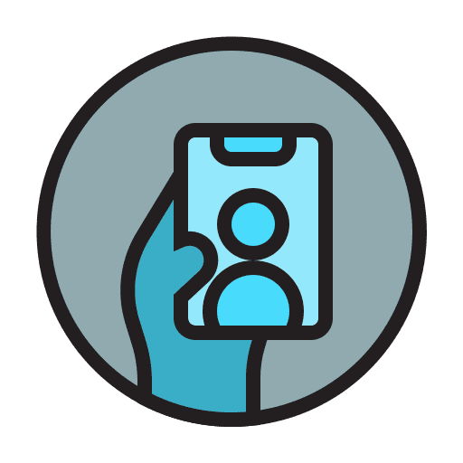 Conference conference online phone icon Conference conference online phone icon