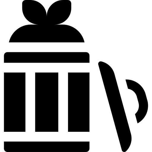 Bin basket bin file tools and utensils icon Bin basket bin file tools and utensils icon