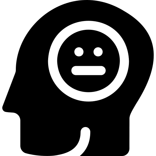 Confused psychology confused emotion icon Confused psychology confused emotion icon