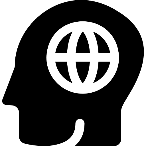 Mind wellness mind intelligence icon Mind wellness mind intelligence icon