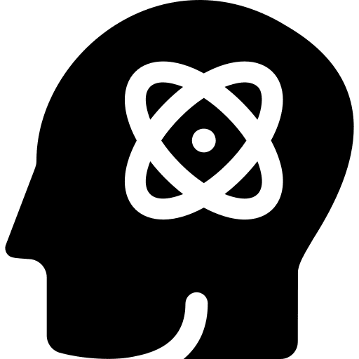 Science think mind science icon Science think mind science icon