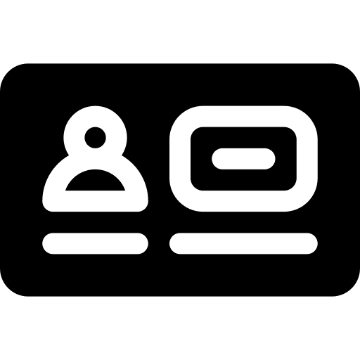 Visa pass flight travel icon