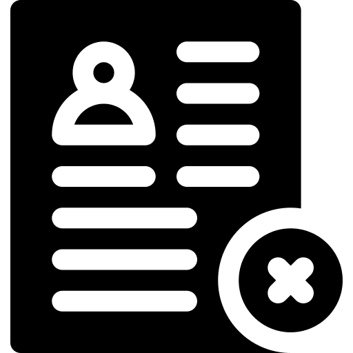 Denied files and folders archive forbidden icon