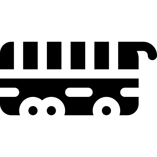 Bus vehicle transportation bus icon