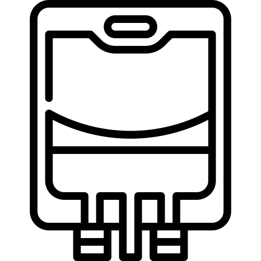 Blood bag healthcare and medical transfusion hospital icon