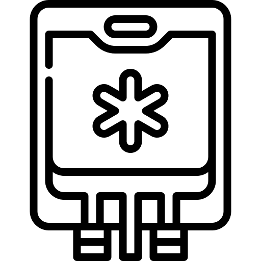 Cryoprecipitate plasma hospital blood transfusion icon