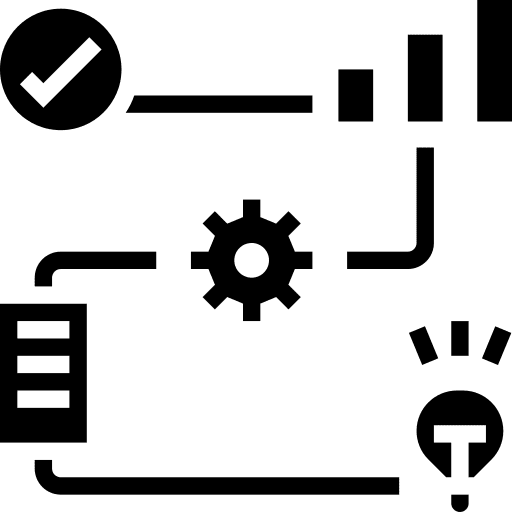 Roadmap strategic plan procedure milestone icon
