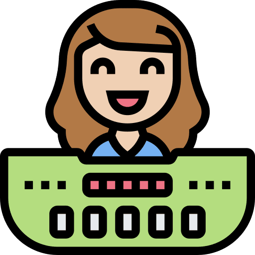 Croupier casino chips gambling icon