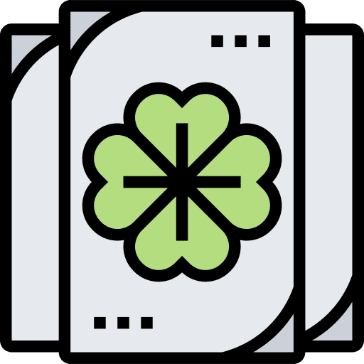 Clover poker casino gaming icon Clover poker casino gaming icon